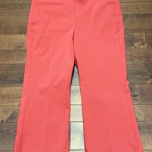 Chico's Vibrant Coral Pants Size 3 ~ LIKE NEW